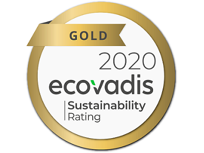 EcoVadis 인증(골드) 획득